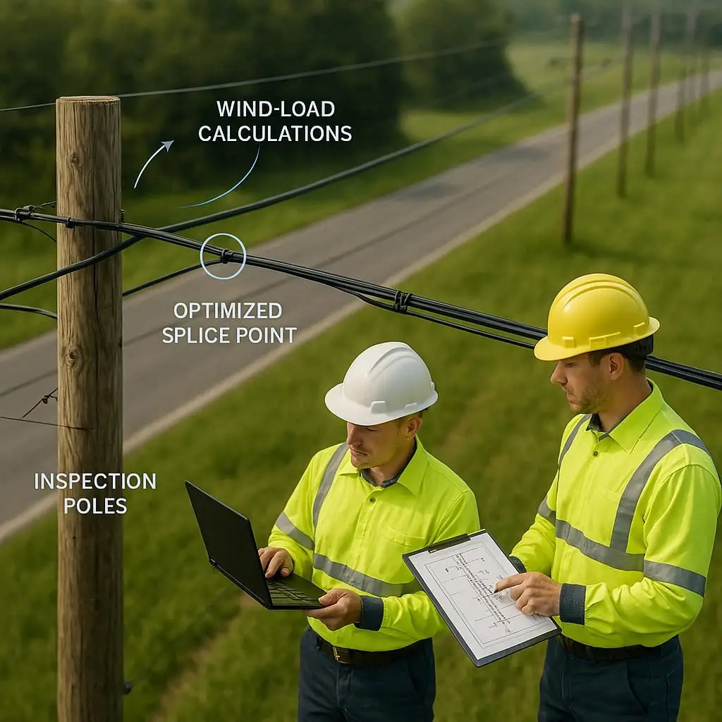 Aerial Fiber Installation